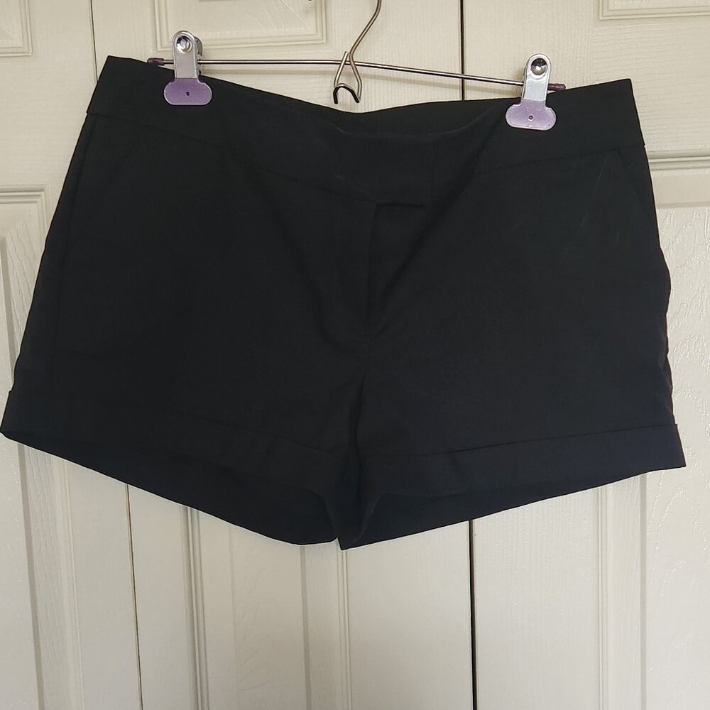 Jessica Simpson Black Cuffed Booty Shorts